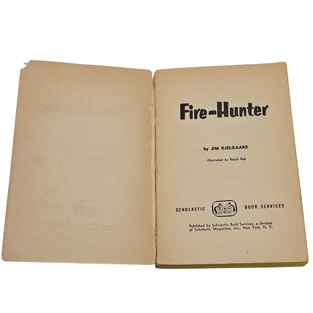 Fire-Hunter Jim Kjelgaard Vintage Adventure Novel 1st Printing 1962 - Picture 8 of 9